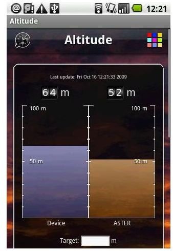 Altitude Free Home Screen