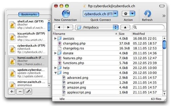 connect iphone to mac cyberduck