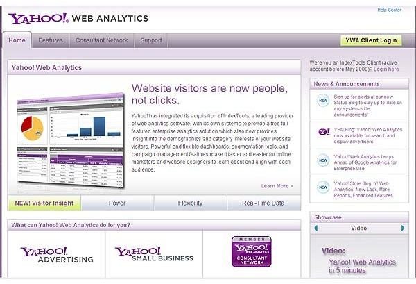 Yahoo Web Analytics and Your Website: Free Real-Time Analytics Reporting Tool  for Measuring Web Marketing Campaigns