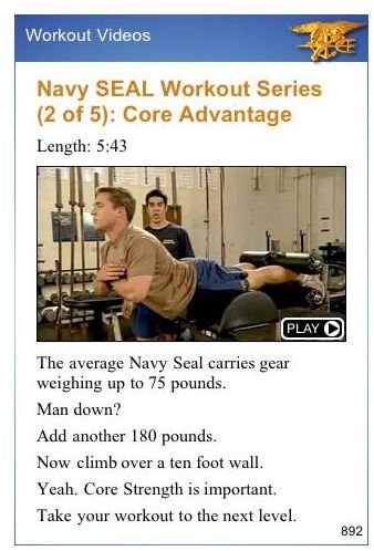 Navy Seal Training App