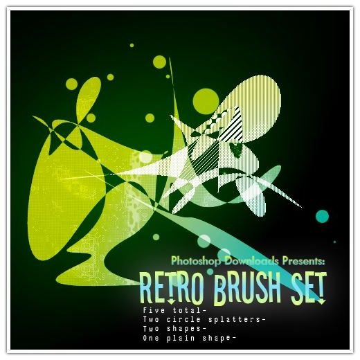 Retro Brush Set by PhotoshopCS2DOWNLOAD