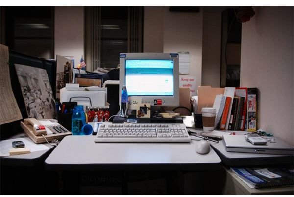 Journalist desk