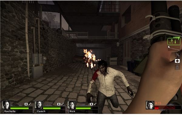 Left 4 Dead 2 - Set the Tank on Fire for an Easy Kill