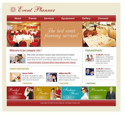 Event Planner - Free Template #83