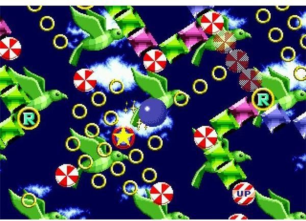 One of the game’s Special Stages, where Sonic can acquire Chaos Emeralds.