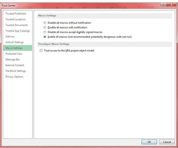 Figure 4 Enable Macros