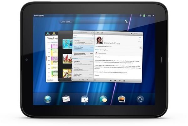 The webOS User Interface on the HP TouchPad