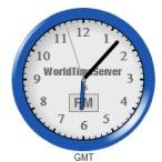 A screen shot of a clock extension available for Joomla
