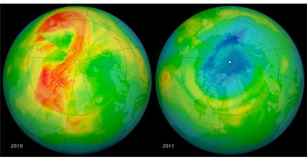 Northern Ozone Hole: The Hole at the Top of the World