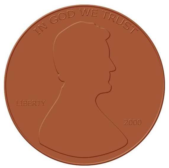 Penny with text