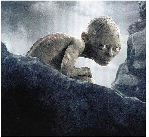 Gollum created using the help of bioelectronics and computers