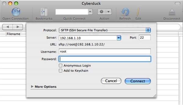 cyberduck s3 http