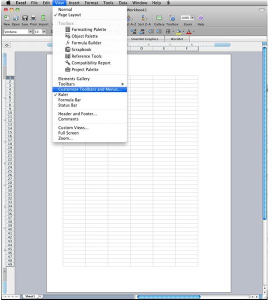 header on first page only excel 2011 for mac