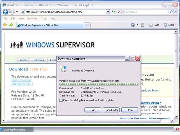 Windows Supervisor - Spyware