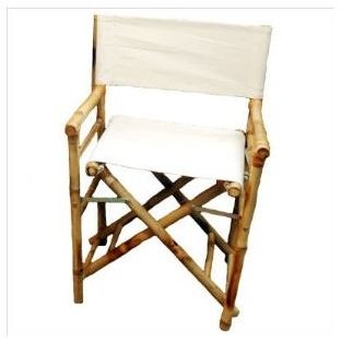 Low Bamboo Director&rsquo;s Chair