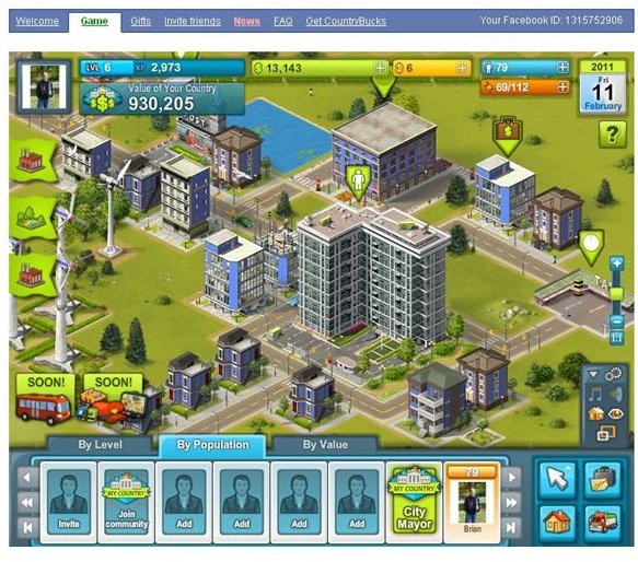 Facebook City Building Games: My Country Review