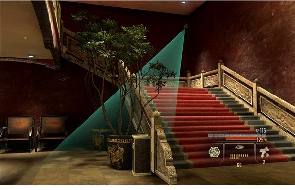 Alpha Protocol Guide - The Stairway in the Grand Hotel in Taipei