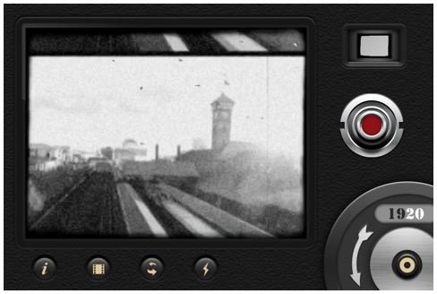 8mm vintage camera app screen 2