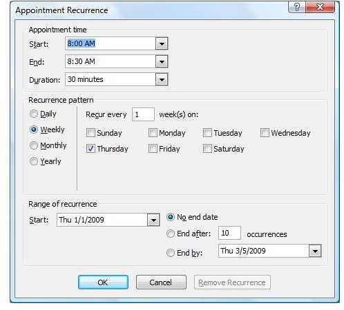 Removing Cancelled Appointments In Outlook 2007 How To Delete Future 