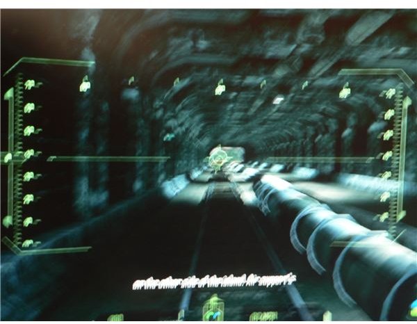 The tunnel you start in at the beginning of the Onslaught level in Crysis.