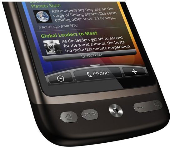 HTC Desire Controls