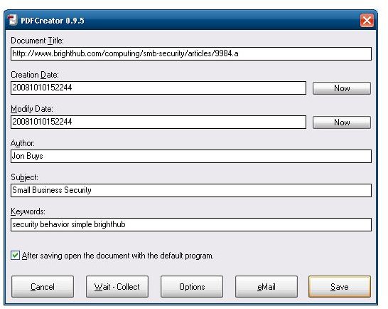 Metadata Options