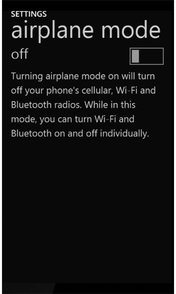 Windows Phone 7 Wi-fi, Bluetooth and USB Connectivity