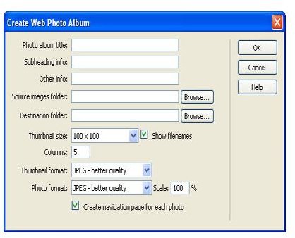 How to Create a Photo Album for Your Website in Dreamweaver