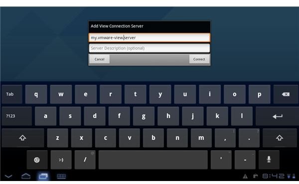 Getting Started with VMware View for Android Tablets