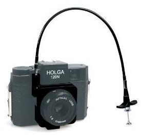 Holga 156120 Shutter Release Set with Cable Release and Mount