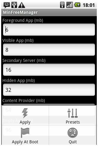 MinFreeManager - Android Automatic Task Manager