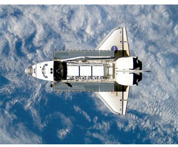 Shuttle in Orbit - Image courtesy of NASA