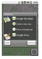 My Tracks - Options Menu By Google