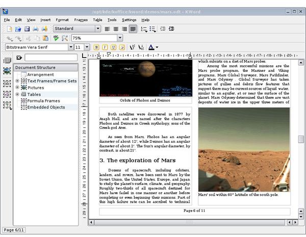 Linux Office Suites: KOffice Introduction and KWord