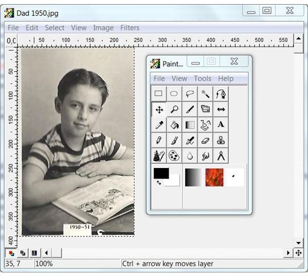 Free Old Photo Retouching Software: PaintStar
