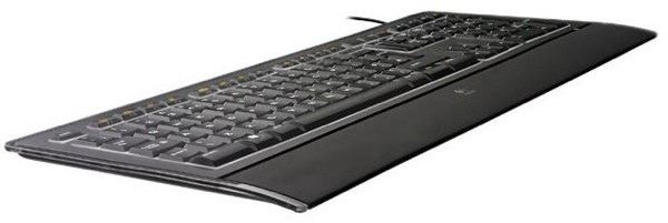 The Logitech Illuminated Keyboard is one of the thinnest PC keyboards available