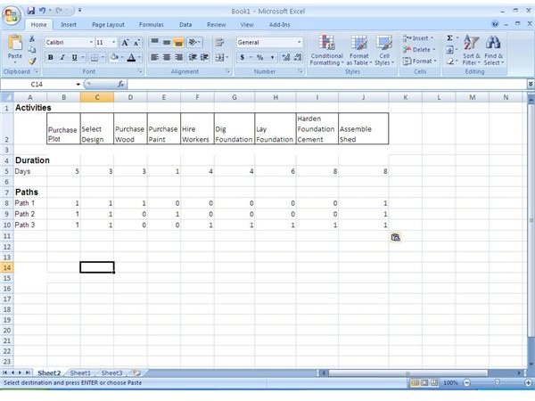 How to Use Excel in the Critical Path Method (CPM)