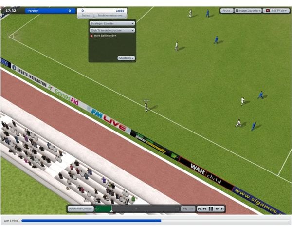 The Football Manager 2010 3D match engine explained