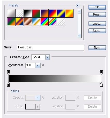 gradient editor