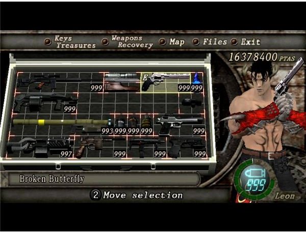 resident evil 4 rotate items pc