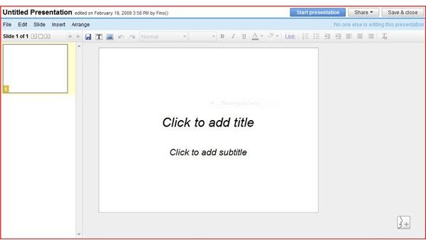 Google Presentation