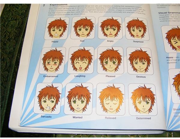 Anime faces handout