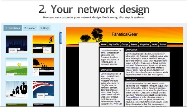 Network-templates