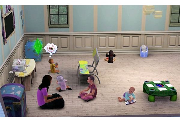 The Sims 3 daycare room