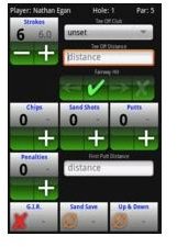GolfCard - Player Scoring - Google Android