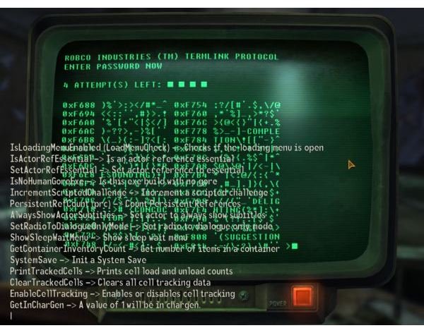 What Does THIS Command Do? An Explanation of Fallout 3 Console Commands