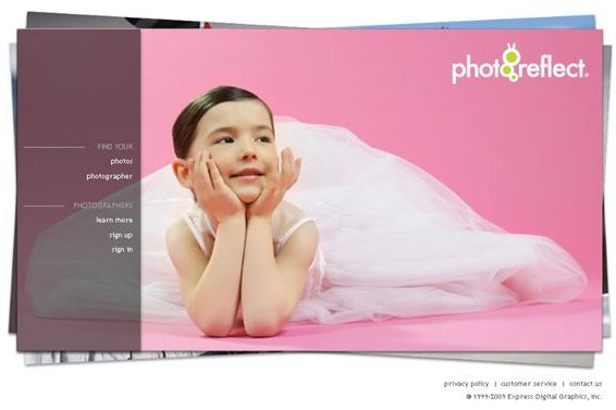 PhotoReflect Website