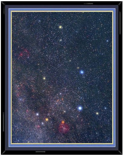 Sky view of Constellation Cepheus