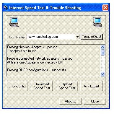 Internet Speed Test Diagnostics