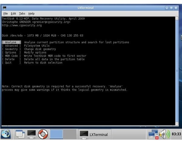 Tips for Disk Recovery using Linux